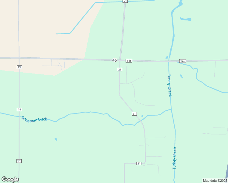 map of restaurants, bars, coffee shops, grocery stores, and more near 69257 County Road 21 in New Paris