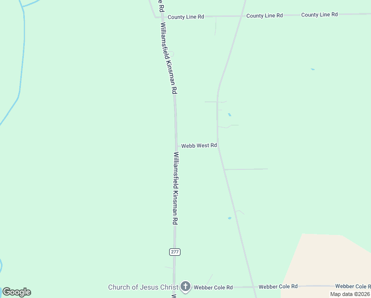 map of restaurants, bars, coffee shops, grocery stores, and more near 6002 Webb West Road in Kinsman
