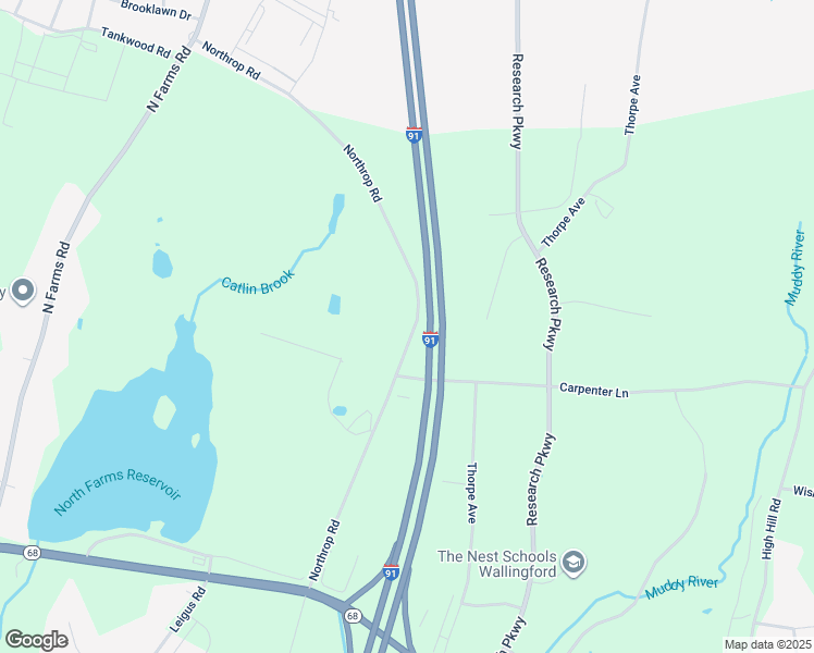 map of restaurants, bars, coffee shops, grocery stores, and more near 1017 Northrup Road in Wallingford