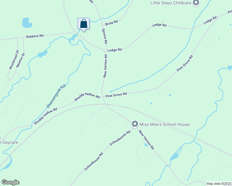 map of restaurants, bars, coffee shops, grocery stores, and more near 19 Pine Grove Road in Middletown