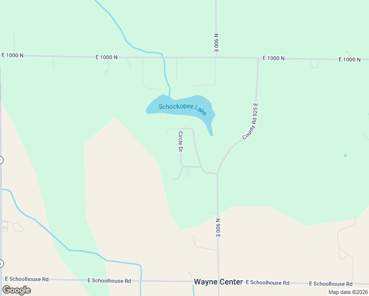 map of restaurants, bars, coffee shops, grocery stores, and more near 8591 Circle Drive in Kendallville