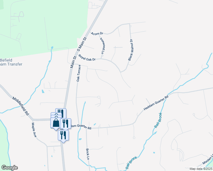 map of restaurants, bars, coffee shops, grocery stores, and more near 45 Edwards Road in Durham