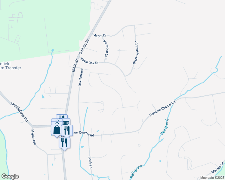 map of restaurants, bars, coffee shops, grocery stores, and more near 45 Edwards Road in Durham