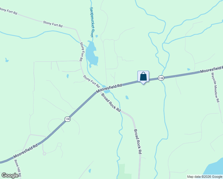 map of restaurants, bars, coffee shops, grocery stores, and more near 1657 Broad Rock Road in South Kingstown