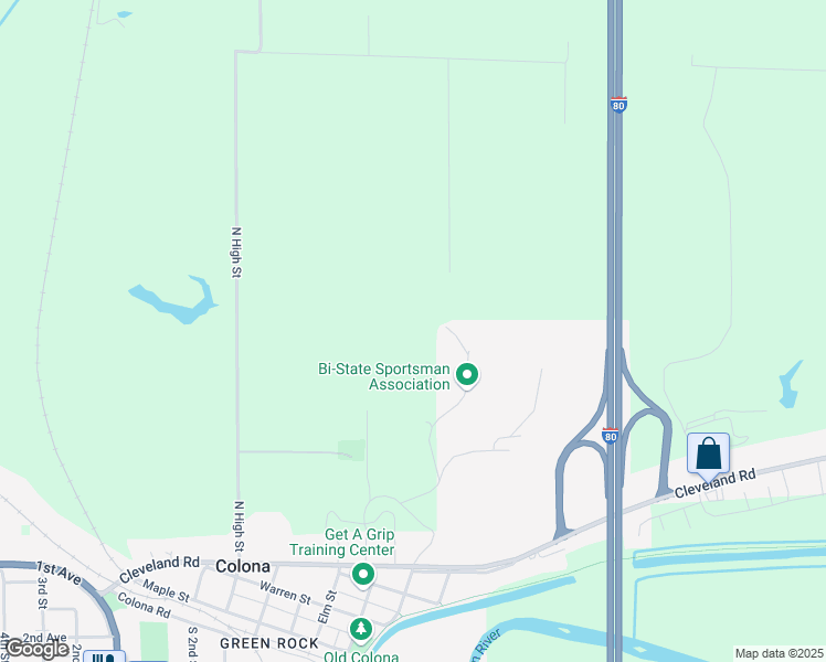 map of restaurants, bars, coffee shops, grocery stores, and more near in Colona