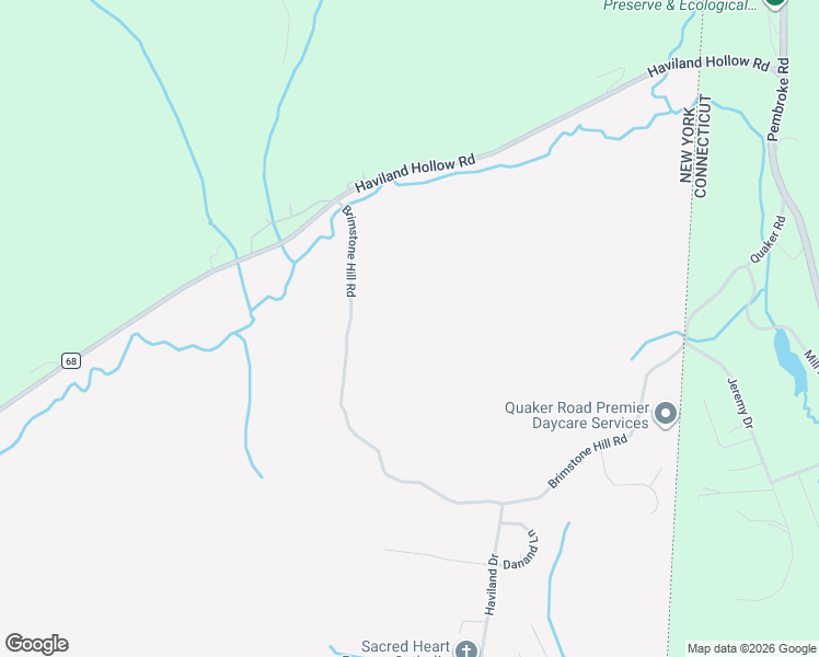 map of restaurants, bars, coffee shops, grocery stores, and more near 82 Brimstone Road in Patterson