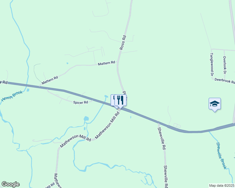 map of restaurants, bars, coffee shops, grocery stores, and more near 11 Ross Road in Preston