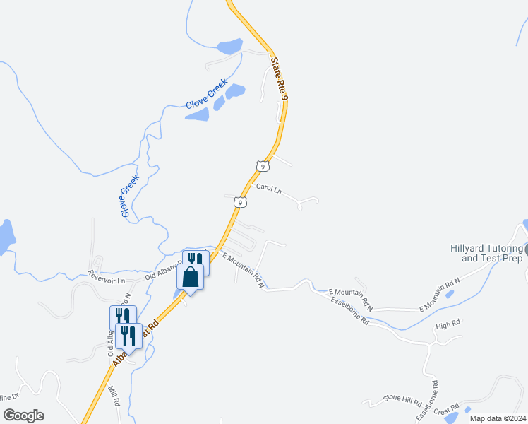 map of restaurants, bars, coffee shops, grocery stores, and more near 3682 U.S. 9 in Cold Spring