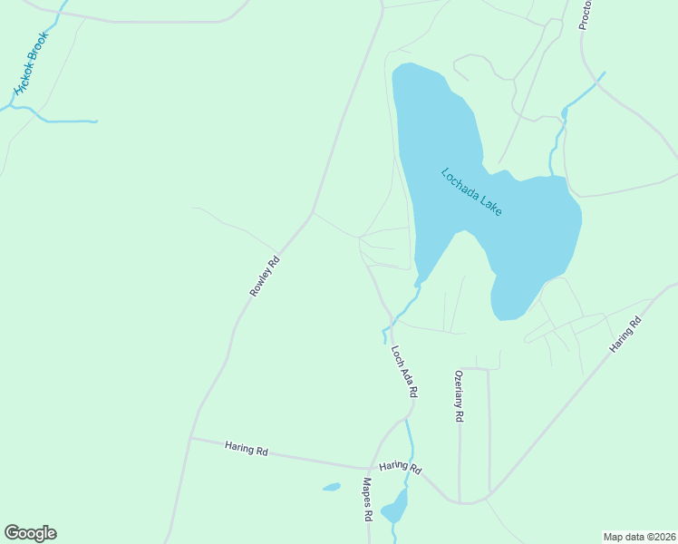 map of restaurants, bars, coffee shops, grocery stores, and more near 144 Rowley Road in Eldred
