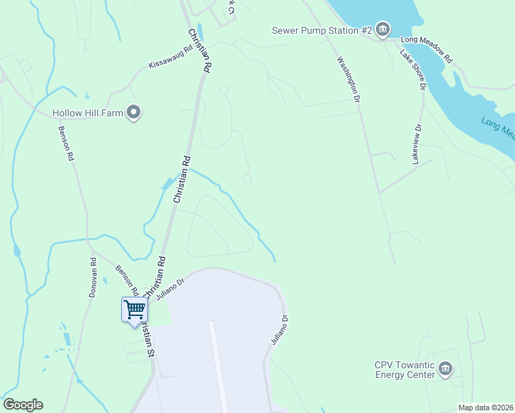 map of restaurants, bars, coffee shops, grocery stores, and more near 19 Deer Run Road in Middlebury
