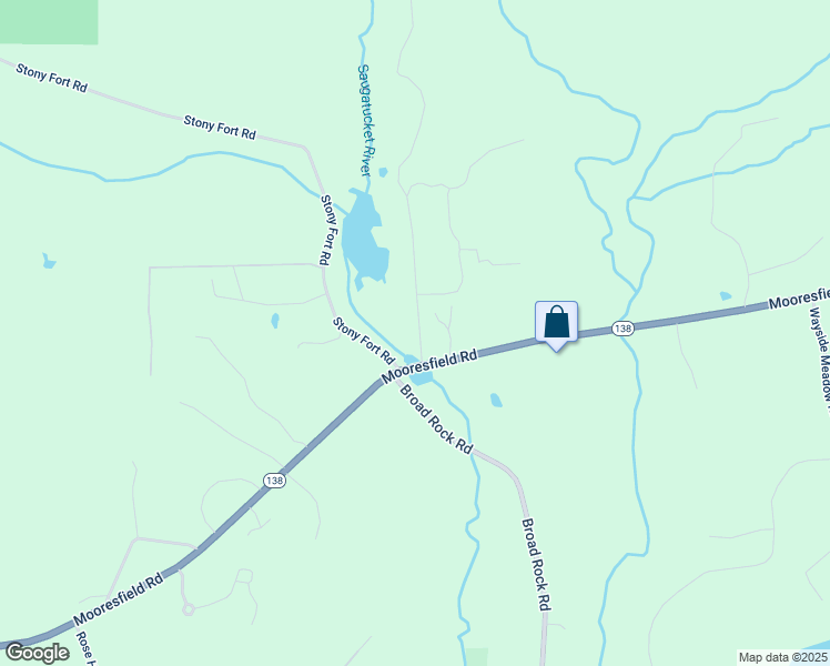 map of restaurants, bars, coffee shops, grocery stores, and more near 843 Mooresfield Road in South Kingstown