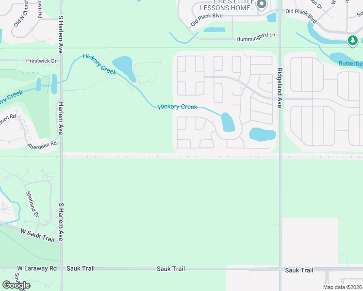 map of restaurants, bars, coffee shops, grocery stores, and more near 710 Huntsbridge Road in Matteson