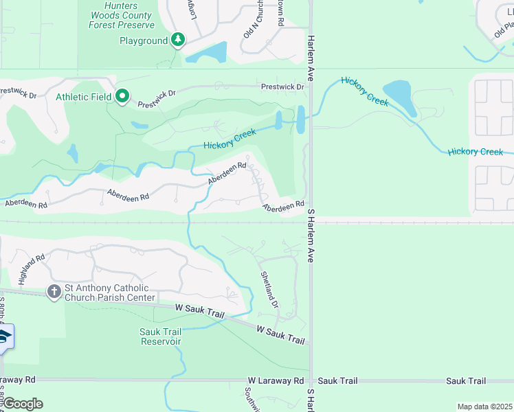 map of restaurants, bars, coffee shops, grocery stores, and more near 506 Aberdeen Road in Frankfort