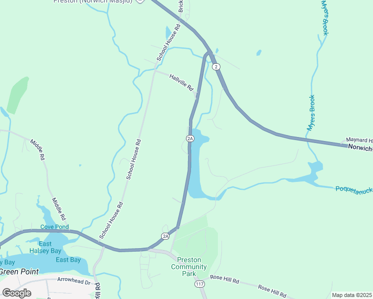 map of restaurants, bars, coffee shops, grocery stores, and more near 44 Connecticut 2A in Preston
