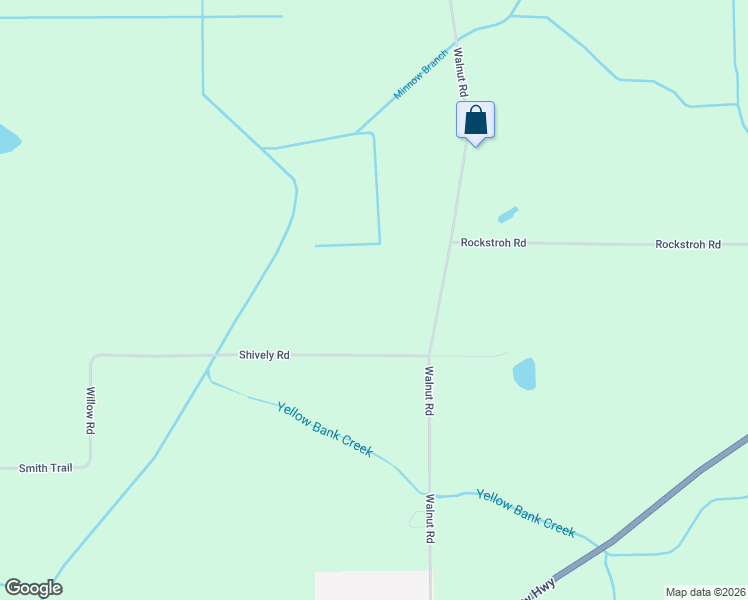 map of restaurants, bars, coffee shops, grocery stores, and more near 68801 Walnut Road in Walkerton