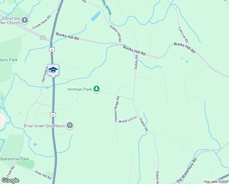 map of restaurants, bars, coffee shops, grocery stores, and more near 237 Hinman Lane in Southbury
