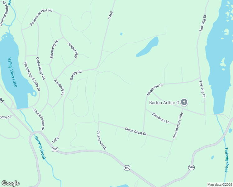 map of restaurants, bars, coffee shops, grocery stores, and more near 45 Club House Drive in Hawley