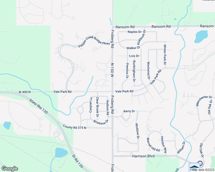map of restaurants, bars, coffee shops, grocery stores, and more near 2800 Rustic Crooked Circle in Valparaiso