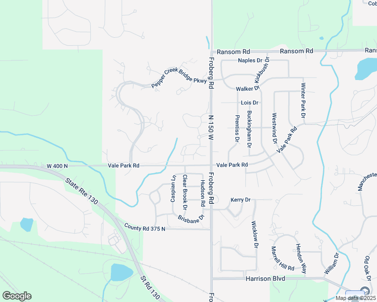 map of restaurants, bars, coffee shops, grocery stores, and more near 2726 Rustic Crooked Circle in Valparaiso