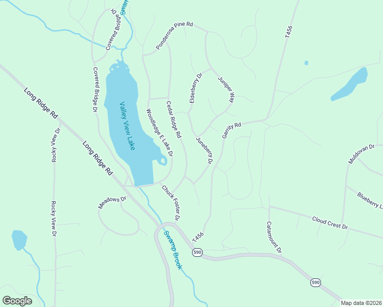 map of restaurants, bars, coffee shops, grocery stores, and more near Cedar Ridge Road in Hawley
