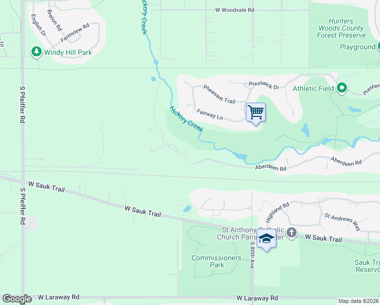 map of restaurants, bars, coffee shops, grocery stores, and more near 579 Aberdeen Road in Frankfort