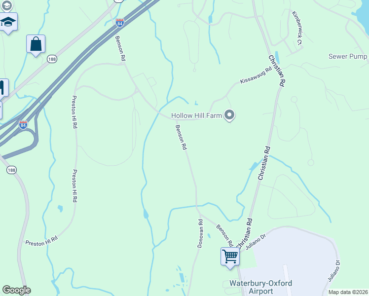 map of restaurants, bars, coffee shops, grocery stores, and more near 443 Benson Rd in Middlebury