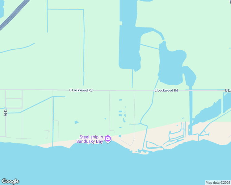 map of restaurants, bars, coffee shops, grocery stores, and more near 1995 East Lockwood Road in Port Clinton
