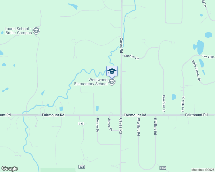 map of restaurants, bars, coffee shops, grocery stores, and more near 13738 Caves Road in Novelty