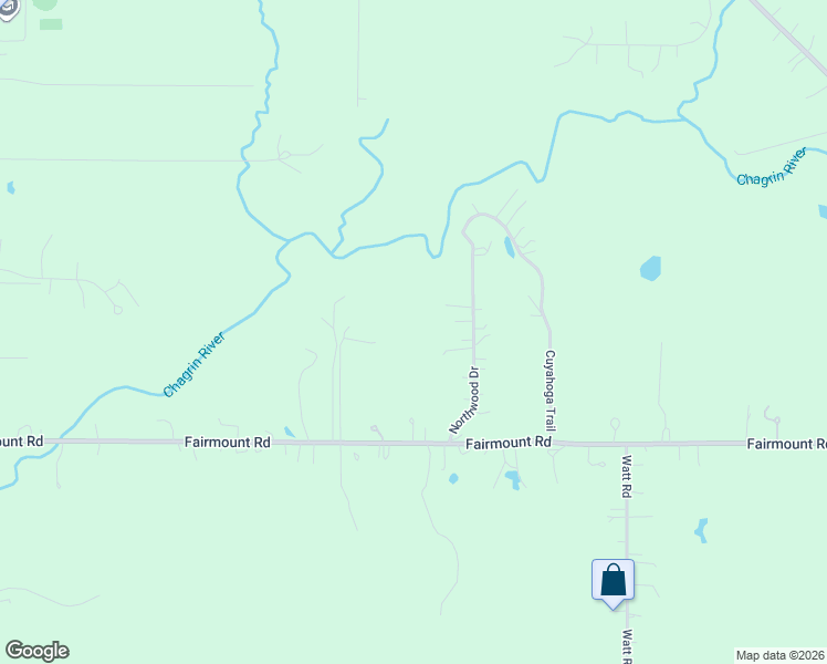map of restaurants, bars, coffee shops, grocery stores, and more near 13694 Northwood Road in Novelty