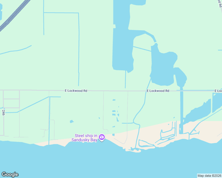 map of restaurants, bars, coffee shops, grocery stores, and more near 1995 East Lockwood Road in Port Clinton
