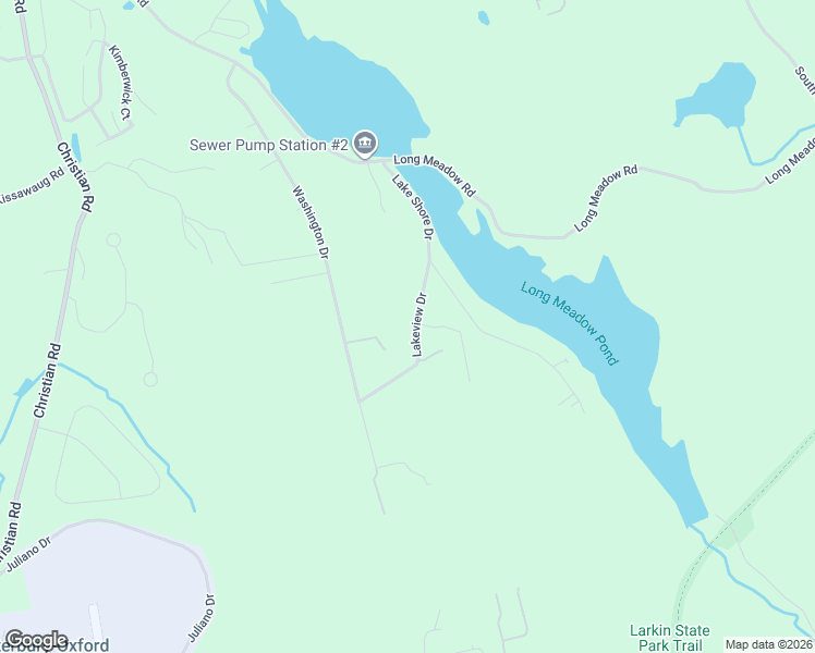 map of restaurants, bars, coffee shops, grocery stores, and more near 80 Lakeview Drive in Middlebury