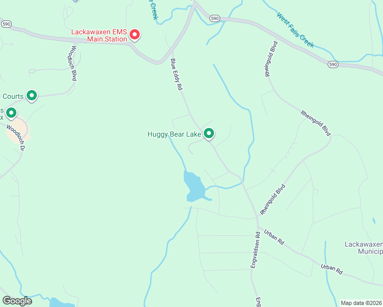 map of restaurants, bars, coffee shops, grocery stores, and more near 143 Blue Eddy Road in Hawley