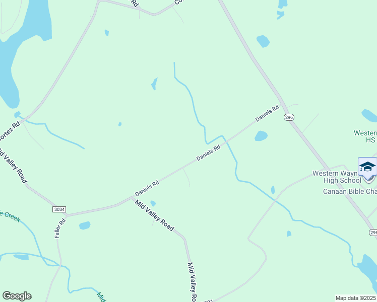 map of restaurants, bars, coffee shops, grocery stores, and more near 65 Daniels Road in Lake Ariel