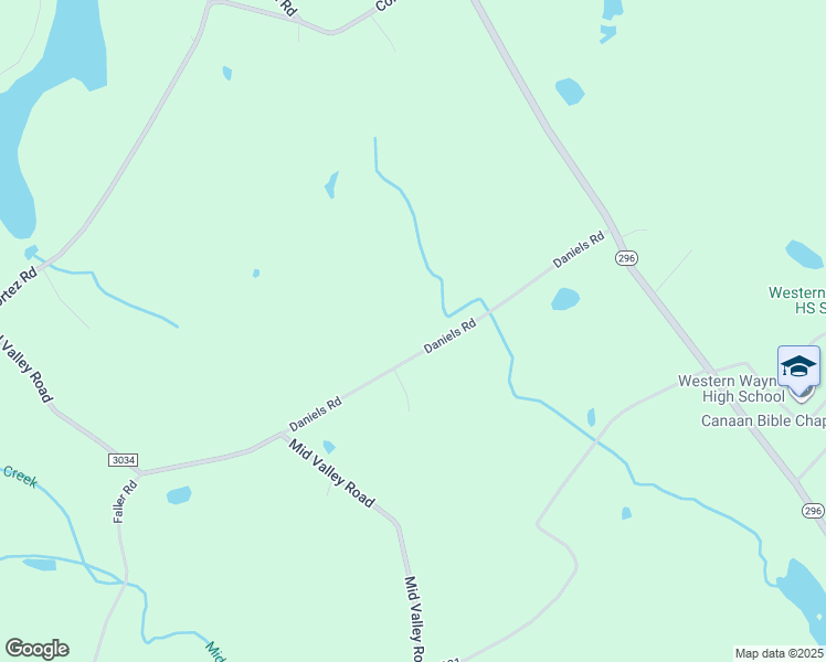 map of restaurants, bars, coffee shops, grocery stores, and more near 65 Daniels Road in Lake Ariel