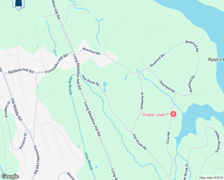 map of restaurants, bars, coffee shops, grocery stores, and more near 39 Hop Brook Road in Brookfield
