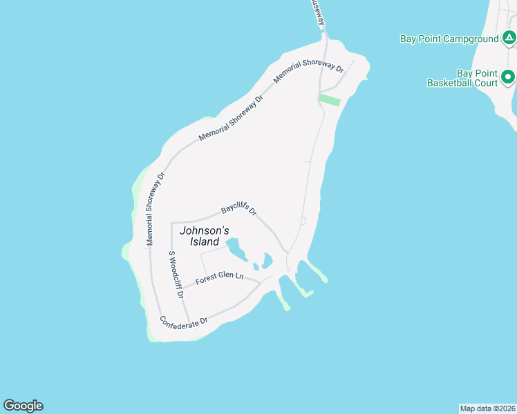 map of restaurants, bars, coffee shops, grocery stores, and more near 3955 Baycliffs Drive in Lakeside Marblehead