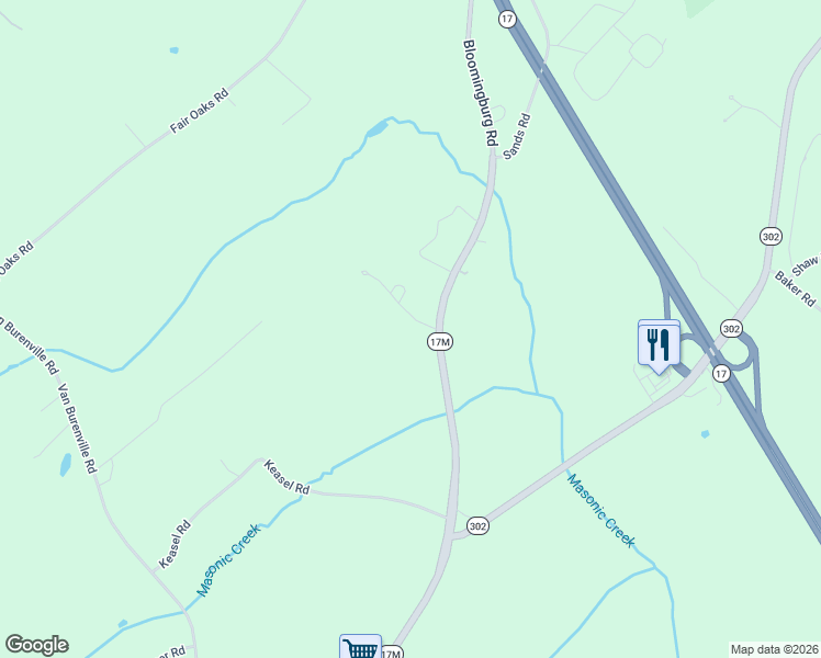 map of restaurants, bars, coffee shops, grocery stores, and more near 950 New York 17M in Middletown