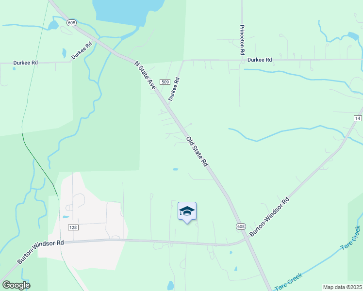 map of restaurants, bars, coffee shops, grocery stores, and more near 13706 Old State Road in Middlefield