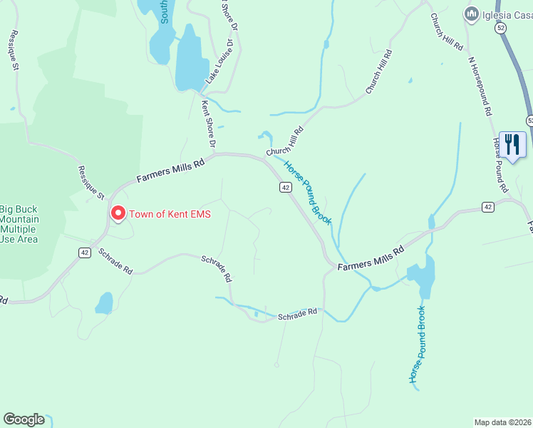 map of restaurants, bars, coffee shops, grocery stores, and more near 14 Laurie Court in Carmel Hamlet