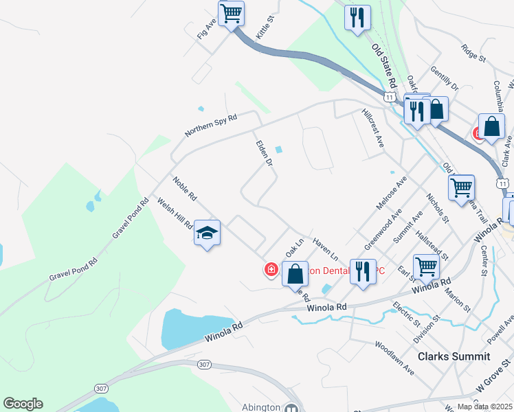 map of restaurants, bars, coffee shops, grocery stores, and more near 4064 Gorham Terrace Dr in Lackawanna