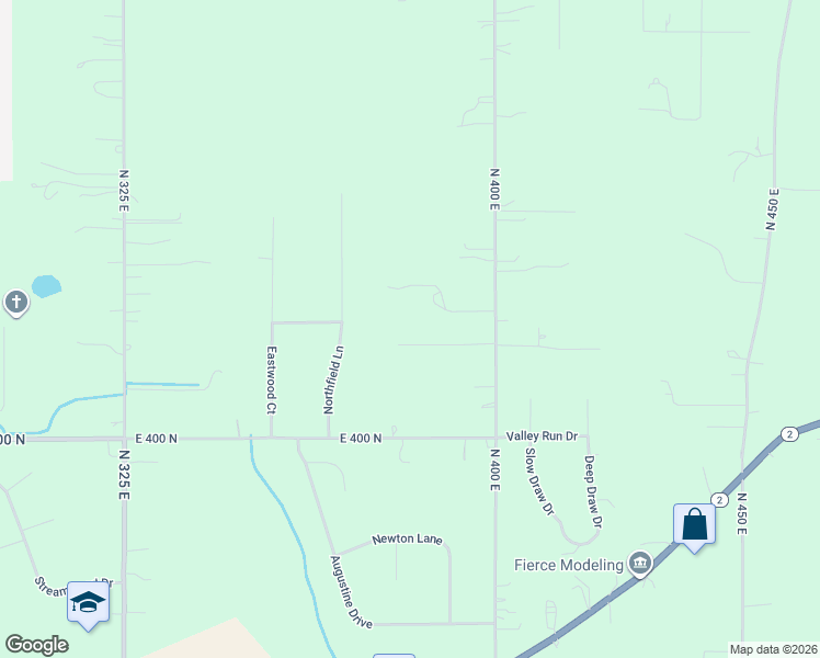 map of restaurants, bars, coffee shops, grocery stores, and more near 301-399 Ridge Run Drive in Valparaiso