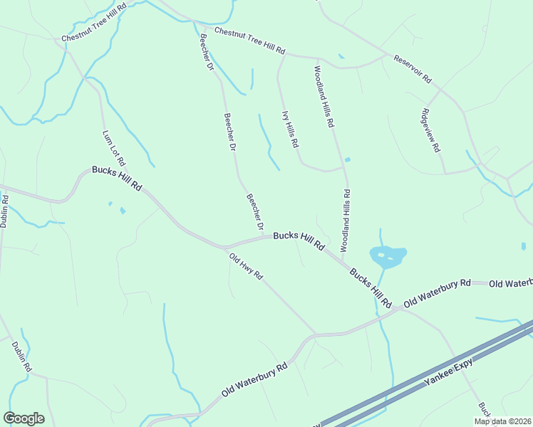 map of restaurants, bars, coffee shops, grocery stores, and more near 333 Beecher Drive in Southbury