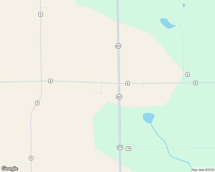 map of restaurants, bars, coffee shops, grocery stores, and more near 768 County Road 8 in Corunna