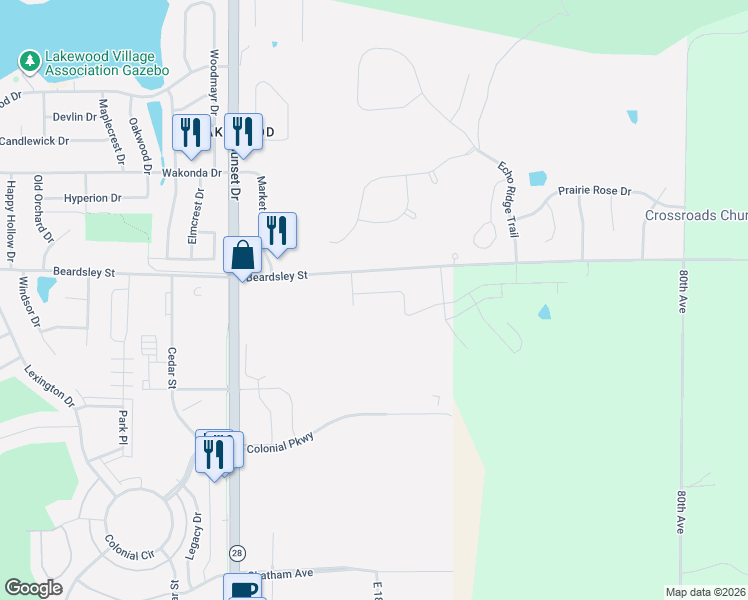 map of restaurants, bars, coffee shops, grocery stores, and more near 733 Beardsley Street in Norwalk
