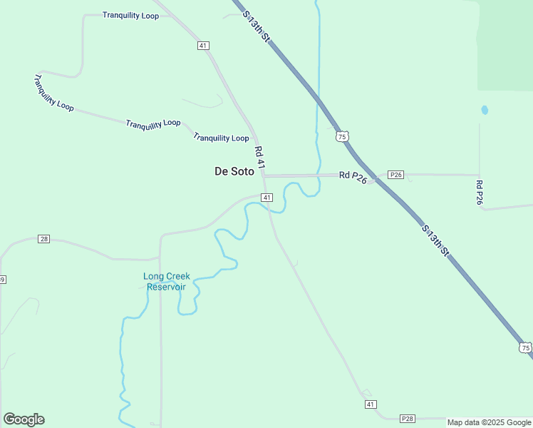 map of restaurants, bars, coffee shops, grocery stores, and more near 7907-7937 Road 41 in Fort Calhoun