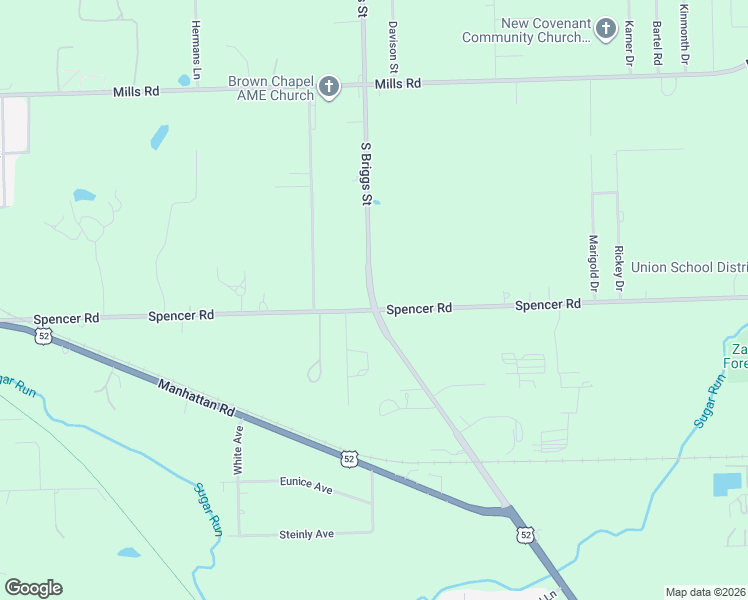 map of restaurants, bars, coffee shops, grocery stores, and more near County Highway 54 in Joliet