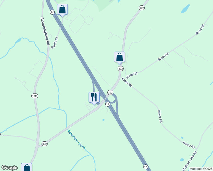 map of restaurants, bars, coffee shops, grocery stores, and more near 15 Beverly Drive in Middletown