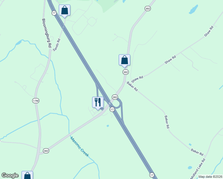 map of restaurants, bars, coffee shops, grocery stores, and more near 15 Beverly Drive in Middletown