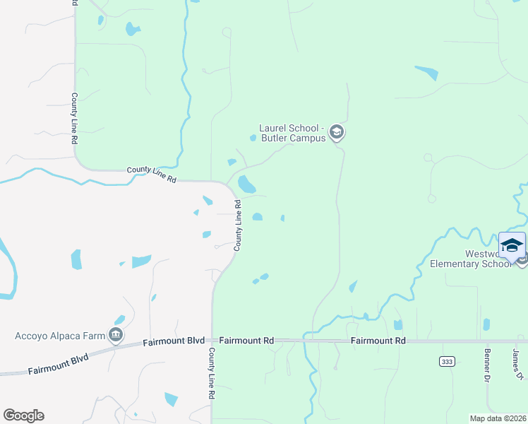 map of restaurants, bars, coffee shops, grocery stores, and more near 13695 County Line Road in Chagrin Falls
