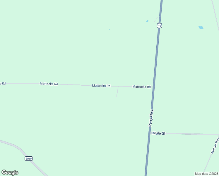 map of restaurants, bars, coffee shops, grocery stores, and more near 3611 Mattocks Road in Cochranton